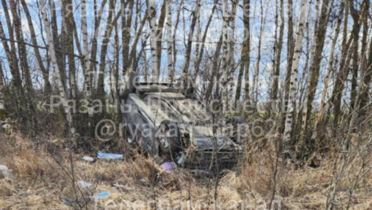 В ДТП с перевернувшемся автомобилем в Рязани пострадали женщина и ребенок