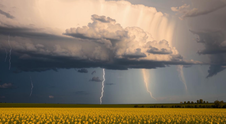 В пятницу в Рязанской области ожидается гроза и до +23 градуса