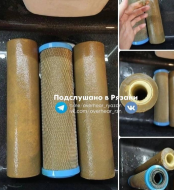 Рязанцы пожаловались на грязную воду, которая течет из-под крана