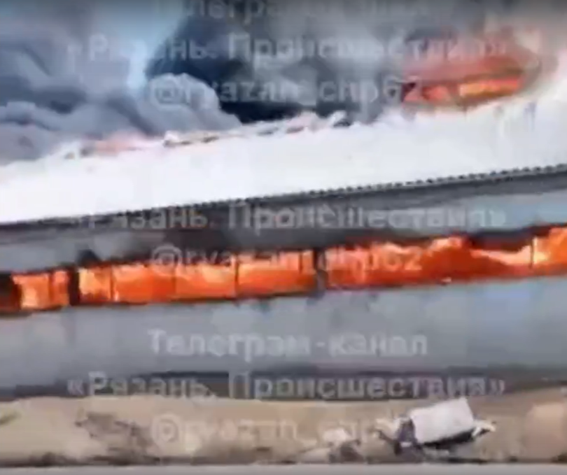 На пожаре в Касимовском округе сгорел телятник с 300 животными