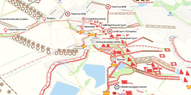 Для рязанцев создали интерактивную карту "Рубеж обороны" Для рязанцев создали интерактивную карту «Рубеж обороны»