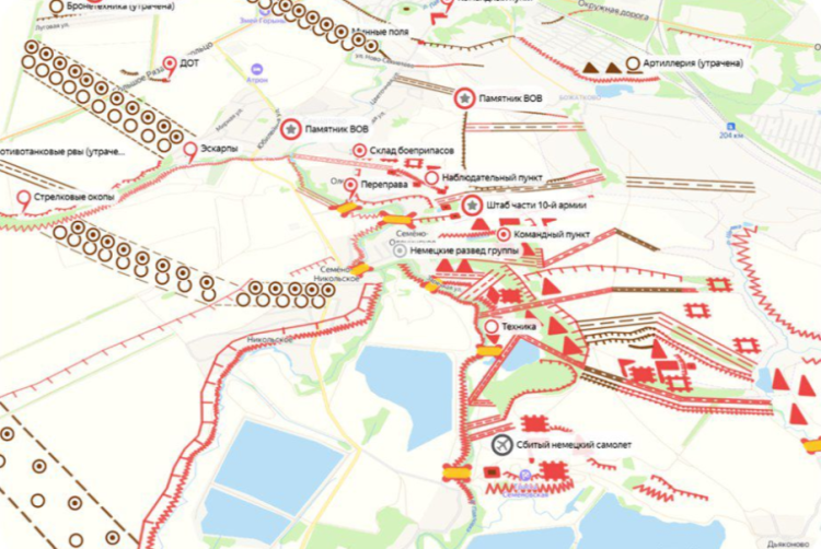 Для рязанцев создали интерактивную карту "Рубеж обороны"