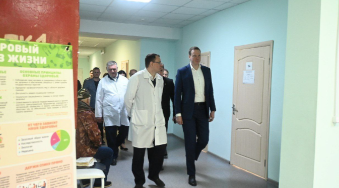 Рязанский губернатор Павел Малков посетил Ермишинскую районную больницу Рязанский губернатор Павел Малков посетил Ермишинскую районную больницу
