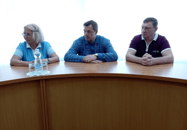 Мэр Рязани Виталий Артемов встретился в руководителям администрации Луганска