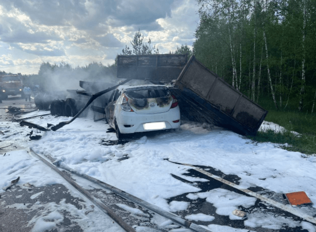 В массовом ДТП в Клепиковском районе погибли два водителя