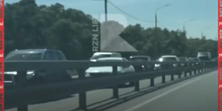 Рязанские водители сообщили об огромной пробке на выезде из Канищева