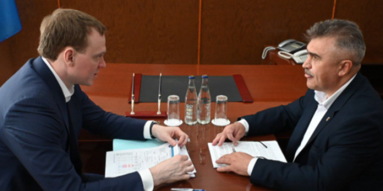 Сенатор Аноприенко и губернатор Рязанского региона Малков посетили Сапожковский район Сенатор Аноприенко и губернатор Рязанского региона Малков посетили Сапожковский район