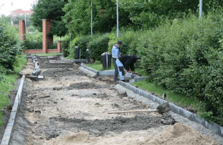 В рязанском парке Морской Славы началось благоустройство