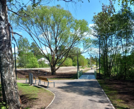 Малков: в рязанских Спас-Клепиках завершили благоустройство пешеходной зоны