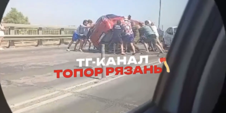На въезде в Рязань произошло серьезное ДТП На въезде в Рязань произошло серьезное ДТП