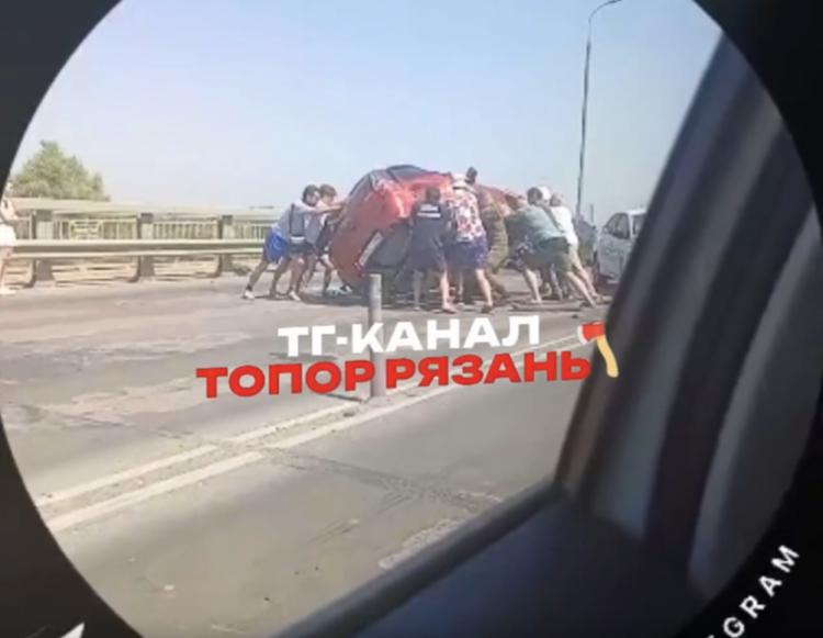 На въезде в Рязань произошло серьезное ДТП