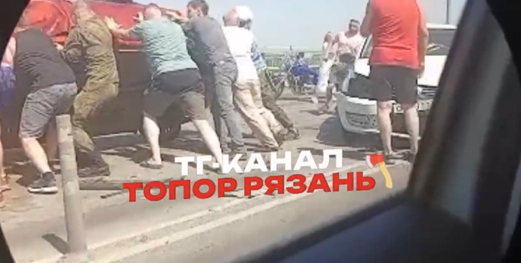 На въезде в Рязань произошло серьезное ДТП