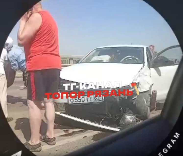 На въезде в Рязань произошло серьезное ДТП