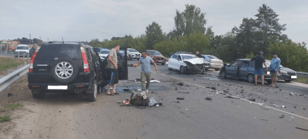 В ДТП под Рязанью пострадали 4 человека, в том числе 7-летний ребенок