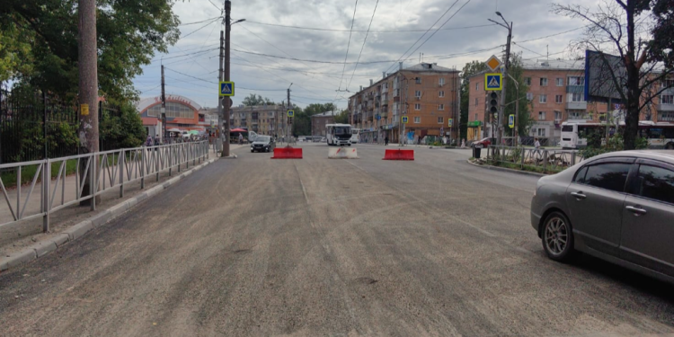 Мэрия: на улице Гагарина частично открыли возможность для проезда автомобилей Мэрия: на улице Гагарина частично открыли возможность для проезда автомобилей