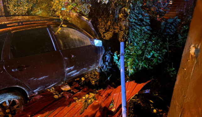 В Касимовском районе 19-летний водитель на «Lada Kalina» едва не въехал в частный дом В Касимовском районе 19-летний водитель на «Lada Kalina» едва не въехал в частный дом