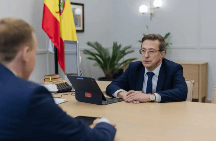 Рязанский губернатор Малков встретился с заместителем руководителя ФНС РФ Колесниковым
