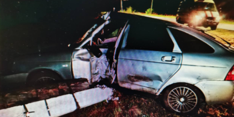 В Ряжском районе водитель легковушки врезался в столб В Ряжском районе водитель легковушки врезался в столб