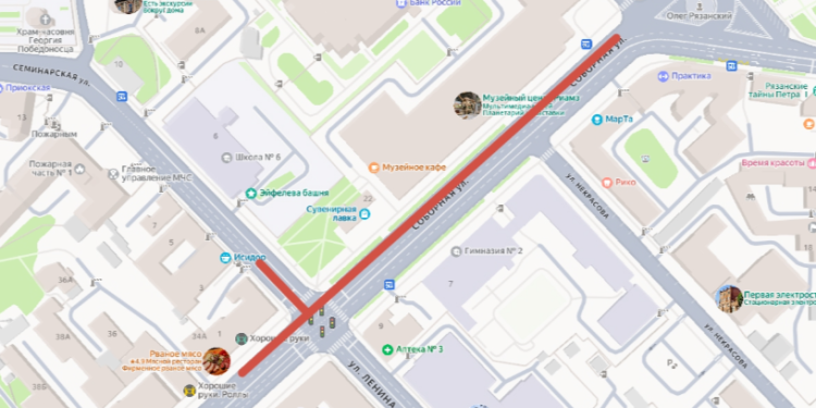 На участке дороги по улице Соборной в Рязани запретят движение транспорта до 31 октября На участке дороги по улице Соборной в Рязани запретят движение транспорта до 31 октября