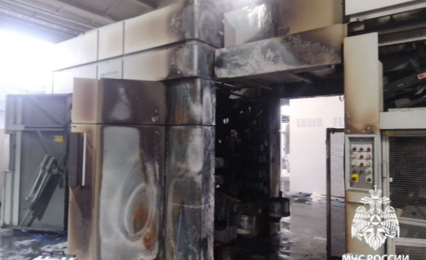 На рязанском промышленном предприятии произошел пожар На рязанском промышленном предприятии произошел пожар