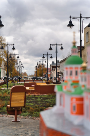 В центре рязанского Скопина завершилось благоустройство