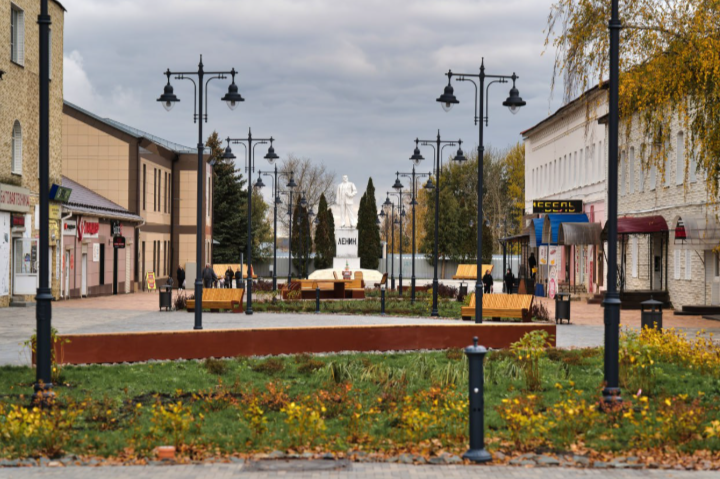 В центре рязанского Скопина завершилось благоустройство