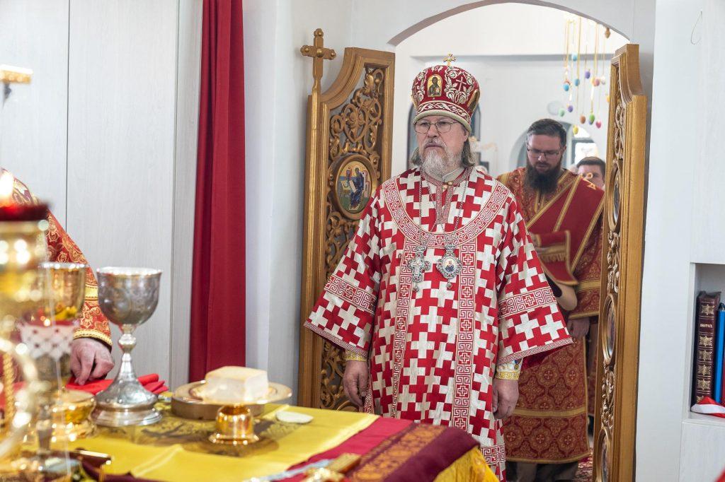 Митрополит Марк освятил храм во имя преподобного Серафима Саровского в Рязанском районе