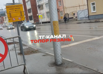 В Рязани заметили кортеж в сопровождении полицейских машин