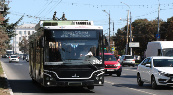 Мэрия: в центре Рязани восстановили троллейбусную сеть