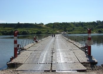 В Спасском районе 2 декабря перекрыли движение по наплавному мосту