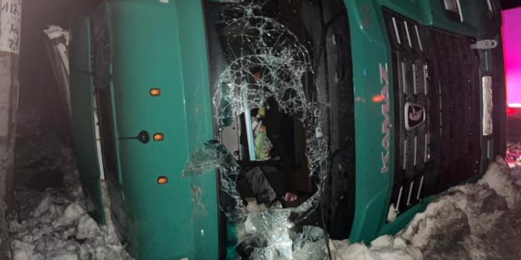 В ДТП в Сасовском районе пострадал 65-летний водитель грузовика