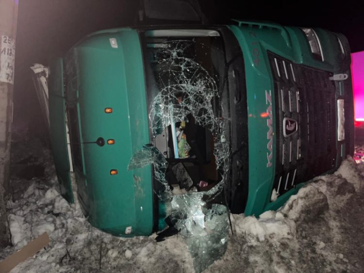 В ДТП в Сасовском районе пострадал 65-летний водитель грузовика