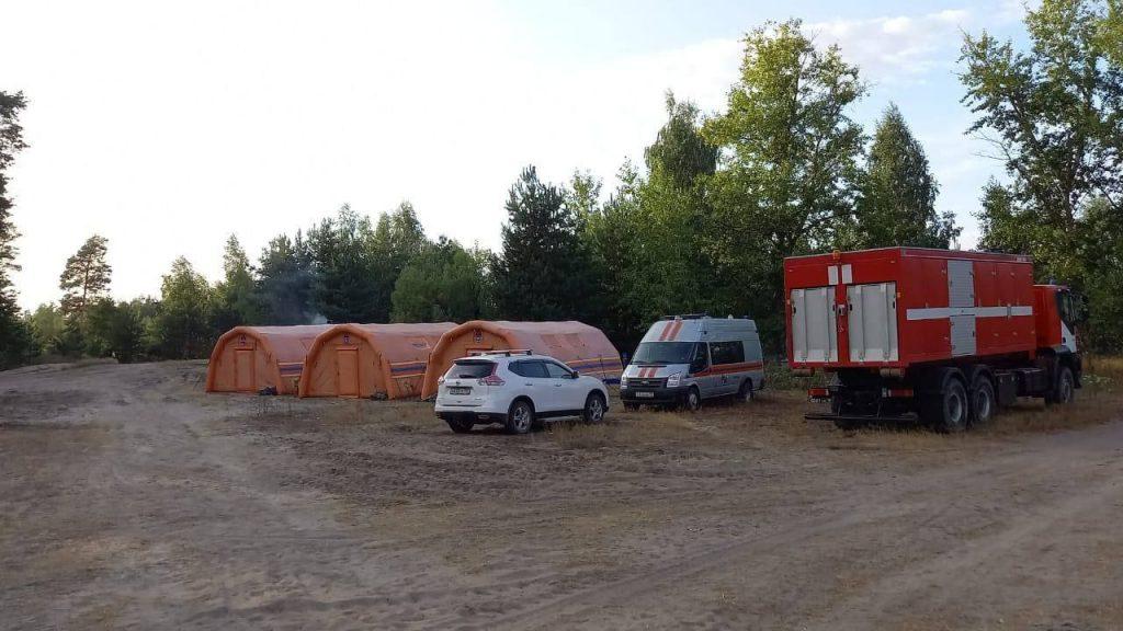 Врио губернатора Рязанского региона побывал в эпицентре природного пожара в Клепиковском районе