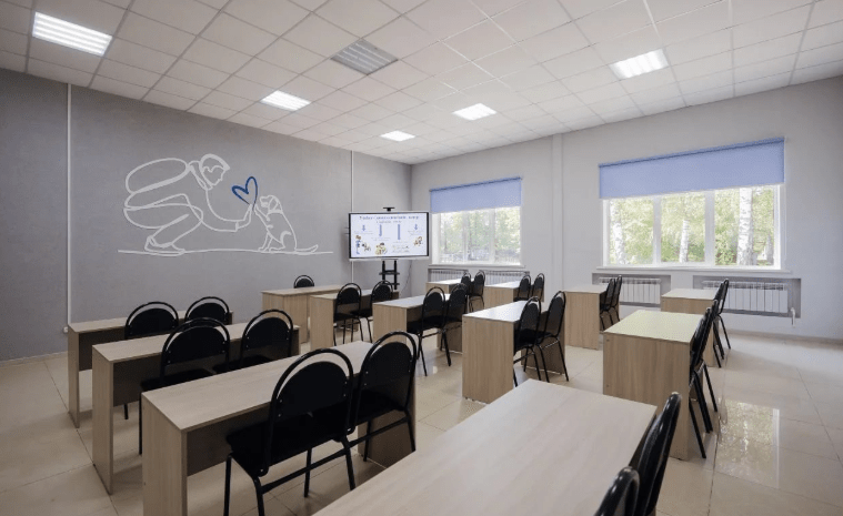 В Рязанском колледже имени Комарова открыли уникальный учебно-кинологический центр