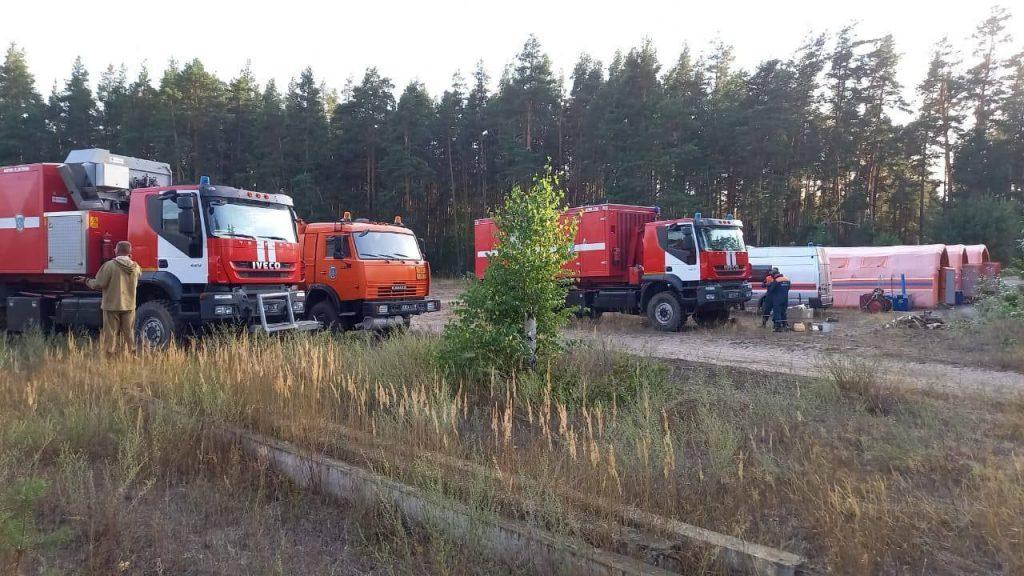 Врио губернатора Рязанского региона побывал в эпицентре природного пожара в Клепиковском районе
