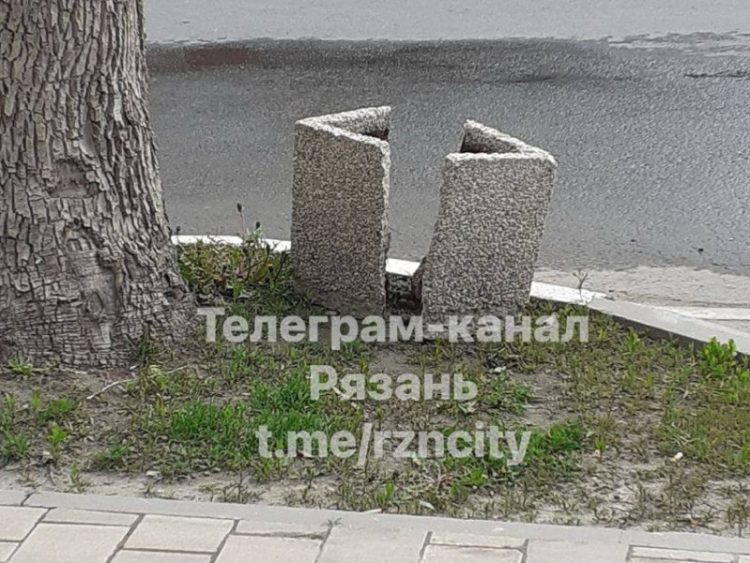 На улице Горького вандалы разбили цветник