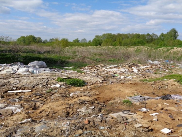 В Спасском районе нашли несанкционированную свалку на площади 4600 квадратных метров