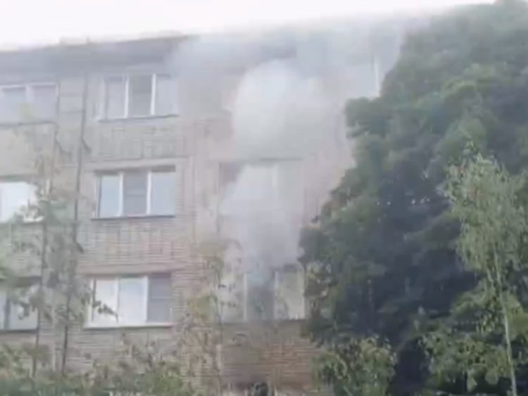 В общежитии на улице Энгельса произошел пожар