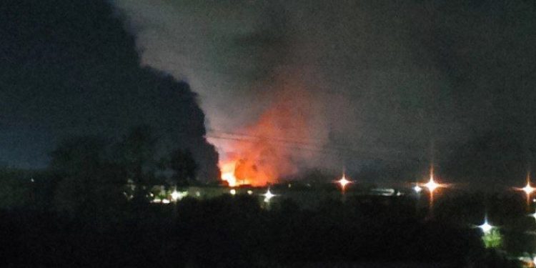 В ночь на 29 июля в рязанском Недостоеве произошел крупный пожар