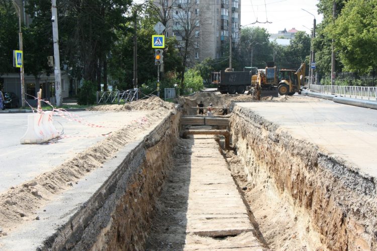 На улице Гагарина стартовали работы по капремонту участка тепломагистрали