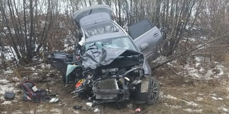 Поблизости рязанского Скопина при столкновении легковушек пострадали 5 человек