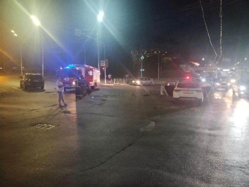 В ДТП в центре Рязани пострадали три человека