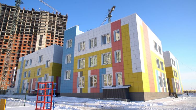 В рязанском Кальном завершили строительство детсада на 224 места