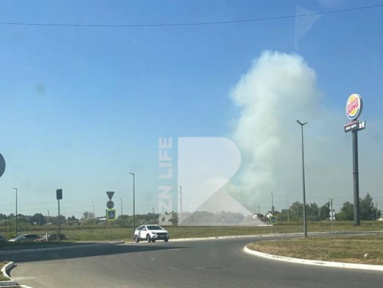 В рязанском Дягилево произошло возгорание