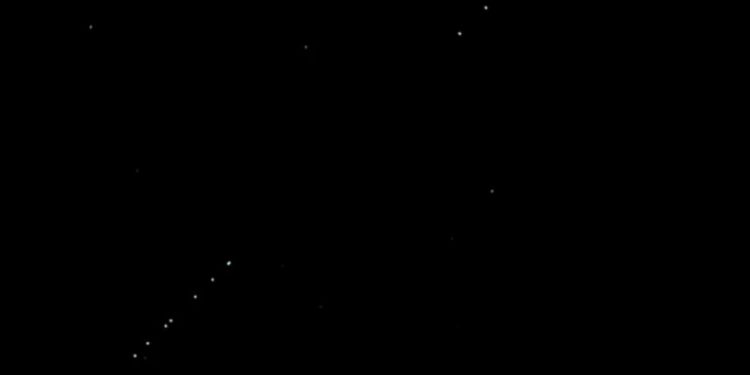 В небе над Рязанской областью снова пролетели спутники Starlink В небе над Рязанской областью снова пролетели спутники Starlink