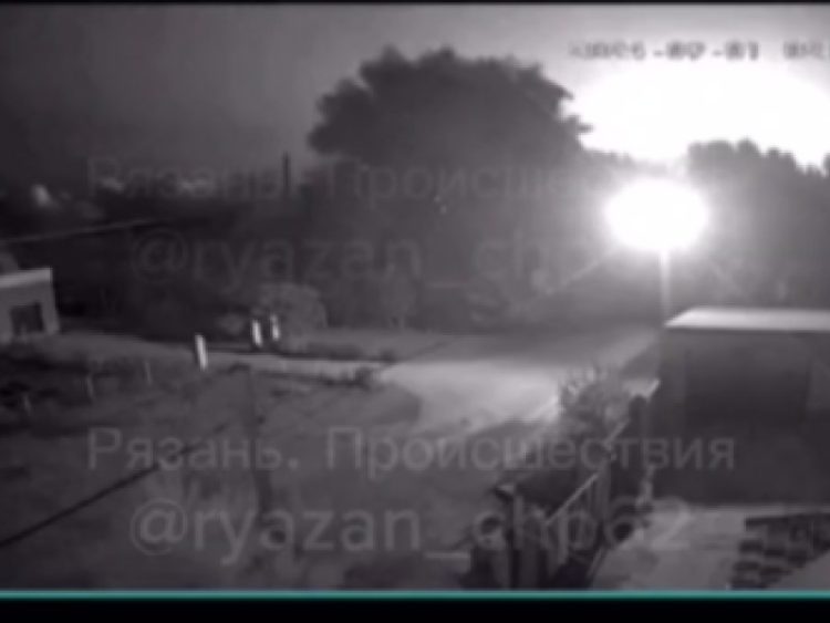 Упавший в Рязанском регионе дрон повредил подстанцию