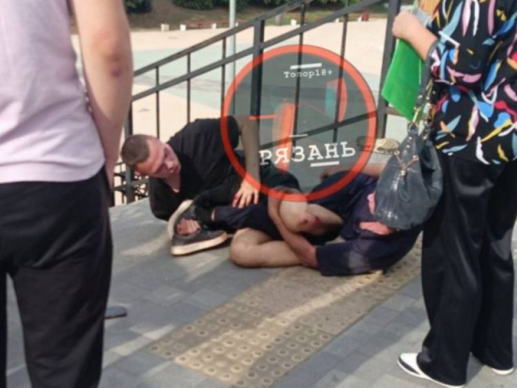 На рязанской остановке "Цирк" подрались двое мужчин