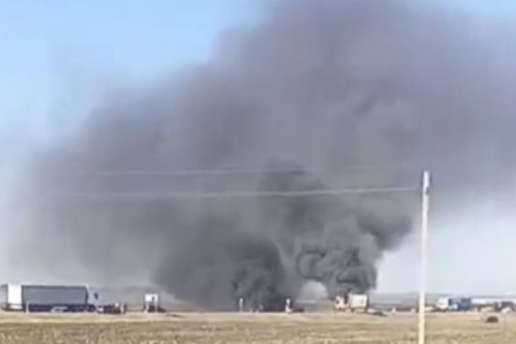 Под рязанским Скопином загорелись два автомобиля