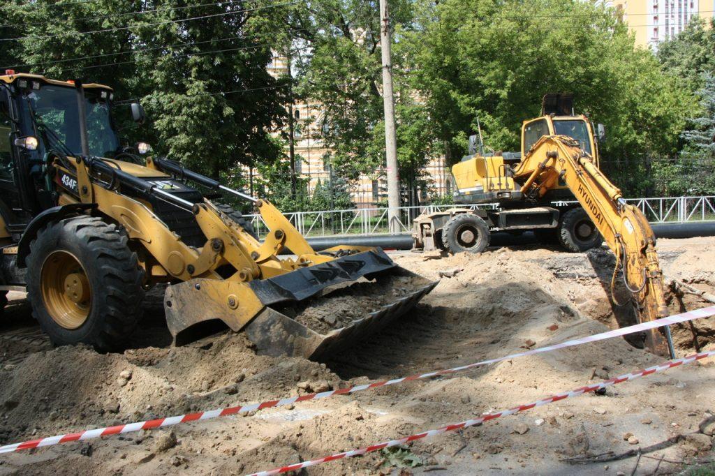 На улице Гагарина стартовали работы по капремонту участка тепломагистрали