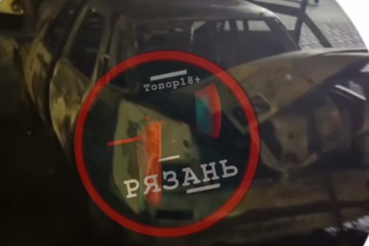 В ночь на 8 ноября на улице Зубковой сгорела легковушка